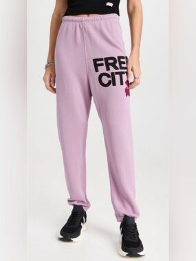 Freecity Superfluff Lux OG Sweatpants in Petal XL